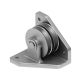 POLEA DOBLE INOX BLANCO